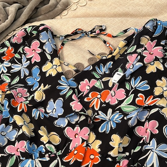 ASOS DESIGN flutter sleeve floral midi tea dress/NWOT/8 - Picture 9 of 16